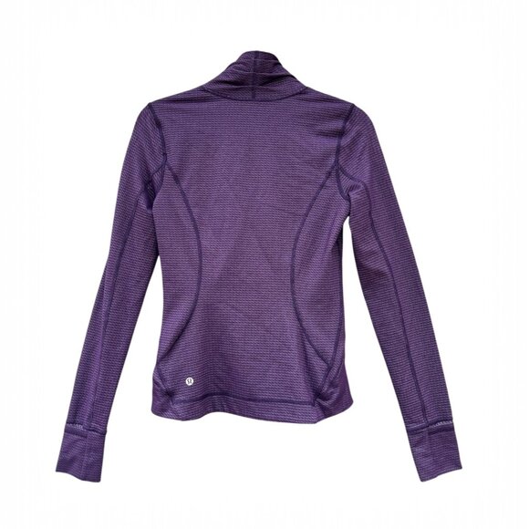LULULEMON PRECISION JACKET IN CHAIN LINK LILAC DEEP ZINFANDEL SIZE 6 - Picture 10 of 10